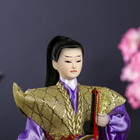 Кукла коллекционная "Самурай в золотом кимоно с мечом" 30х12,5х12,5 см - фото 9760986