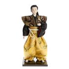 Кукла коллекционная "Самурай с длинными волосами с мечом" 30х12,5х12,5 см - фото 8455938