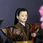 Кукла коллекционная "Самурай с длинными волосами с мечом" 30х12,5х12,5 см - фото 8455937