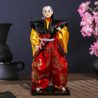 Кукла коллекционная "Воин в ярком кимоно с саблей" 30х12,5х12,5 см - фото 3832900