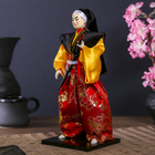 Кукла коллекционная "Воин в ярком кимоно с саблей" 30х12,5х12,5 см - Фото 7