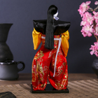 Кукла коллекционная "Воин в ярком кимоно с саблей" 30х12,5х12,5 см - фото 3832903