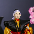 Кукла коллекционная "Воин в ярком кимоно с саблей" 30х12,5х12,5 см - фото 3832904