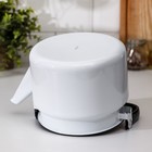 Чайник, 2 л, эмалированная сталь, белый - Фото 4