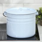 Ведро цилиндрическое эмалированное, 9 л, с крышкой, цвет МИКС - Фото 5