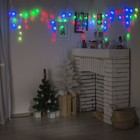 УЦЕНКА БАХРОМА "Елки" 4 см, Ш:3 м, В:0.5 м, Н.С. LED-80-220V, моргает, МУЛЬТИ (RG/RB) - Фото 2