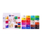 Набор пластика - полимерная глина, Soft, 24 цвета по 25 г - Фото 1