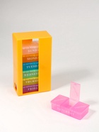 Таблетница - органайзер «Неделька», английские буквы, 14.2×8.5×4.7 см, 7 контейнеров по 3 секции, разноцветный - Фото 2