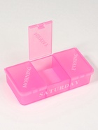 Таблетница - органайзер «Неделька», английские буквы, 14.2×8.5×4.7 см, 7 контейнеров по 3 секции, разноцветный - Фото 3