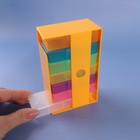 Таблетница - органайзер «Неделька», английские буквы, 14,2 × 8,5 × 4,7 см, 7 контейнеров по 3 секции, разноцветный - Фото 4