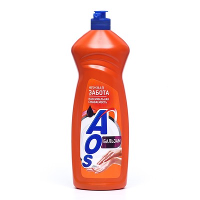 Средство для мытья посуды AOS, гель-бальзам, 900 г
