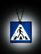 Светоотражающий элемент «Пешеходный переход», двусторонний, 4.8×4.8 см, синий - Фото 5