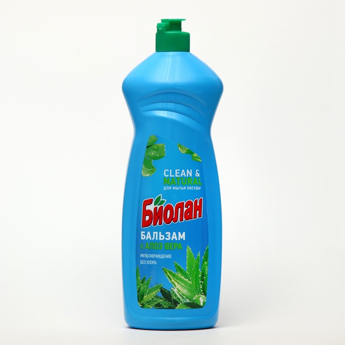 Средство для мытья посуды «Биолан», гель-бальзам, алоэ вера, 900 г - Фото 1