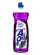 Средство для мытья посуды AOS, гель, лаванда и глицерин, 900 г - Фото 1