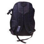 Рюкзак школьный, 3 отдела, 2 боковых кармана - сетка, черный - Фото 3