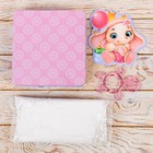 Слепок ручки малышки и прорезыватель, подарочный набор - Фото 2