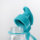 Бутылка для воды пластиковая «Тукан», 500 мл, цвет голубой - Фото 3