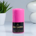 Свеча - цилиндр, парафиновая, фуксия, 6×12 см - Фото 2