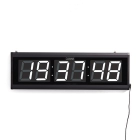 Часы электронные настенные, с будильником, 20 х 3 х 60 см