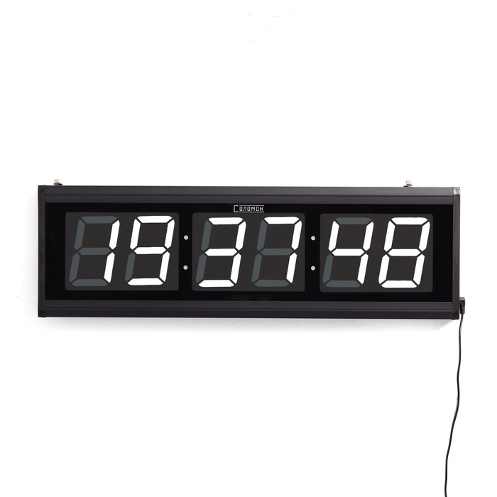 Часы электронные настенные, с будильником, 20 х 3 х 60 см - Фото 1