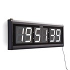 Часы электронные настенные, с будильником, 20 х 3 х 60 см - Фото 2