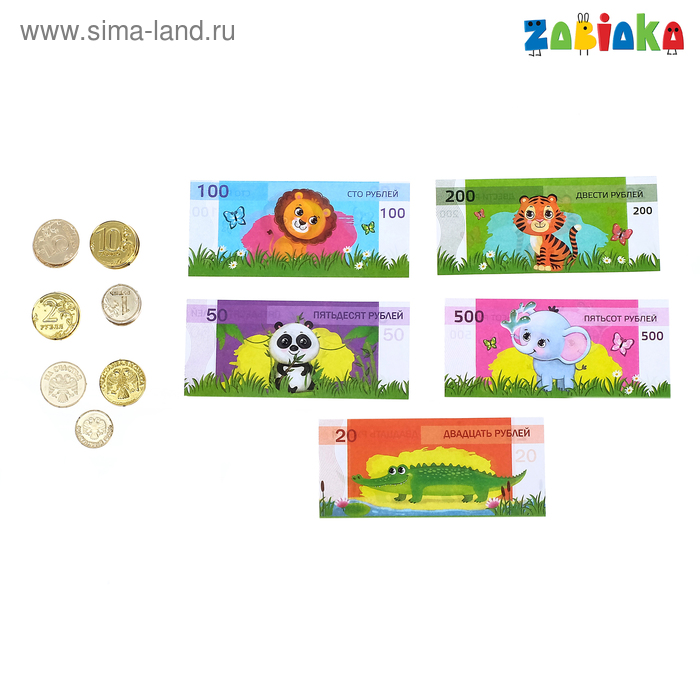 Набор игрушечных денег и монет «Мои денежки» - Фото 1