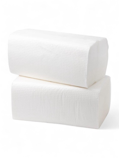 Полотенца бумажные, V-сложения, 23×20 см, 25 г/м², 200 шт., белые