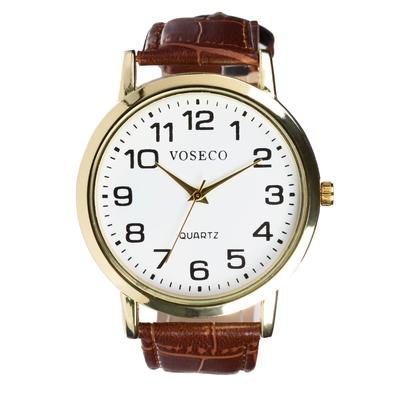 Часы мужские наручные кварцевые "Парраль", хром, d-4 см