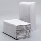 Полотенца бумажные, V-сложения, 23х20 см, 35 г/м2, 200 шт, серые - Фото 2