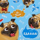 Коврик под миску «Еда» 43х28 см - Фото 2