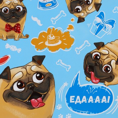Коврик под миску «Еда» 43×28 см