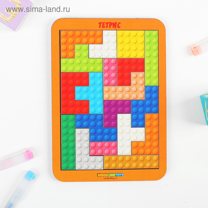 Головоломка - конструктор «Тетрис», малая - Фото 1