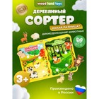 Сортер «Какая разница? Домашние и дикие животные», на липучках, детали: 4 см - фото 2404463