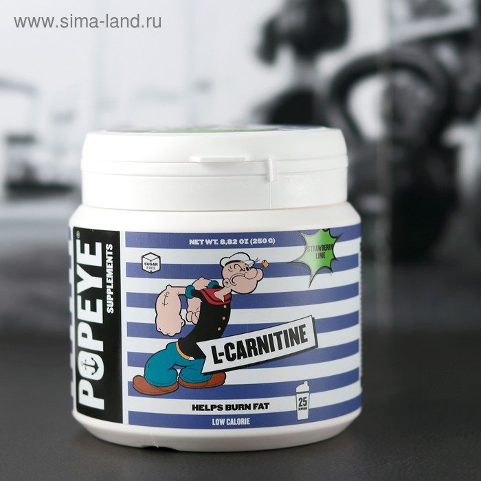 L-Карнитин POPEYE Supplenments L-Carnitine Concentrate, клубника-лайм, 1 л - Фото 1