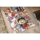 Коврик под миску «Сытый котик» 43×28 см - Фото 5