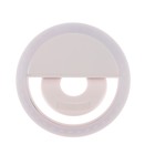 Светодиодная кольцевая лампа для телефона Luazon AKS-06, 3 режима, 80 мАч, белая - Фото 8