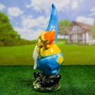 Садовая фигура "Гном в синем колпаке" 43см - Фото 2