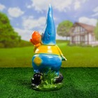 Садовая фигура "Гном в синем колпаке" 43см - Фото 3