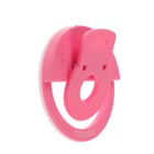 Светодиодная кольцевая лампа для телефона Luazon AKS-06, 3 режима, 80 мАч, розовая - Фото 8