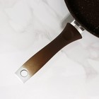 Сковорода Marble Induction, d=28 см, пластиковая ручка, антипригарное покрытие, цвет кофейный мрамор - Фото 4