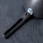 Кастрюля, 1,5 л, съёмная ручка, стеклянная крышка, антипригарное покрытие, цвет тёмный мрамор - Фото 3