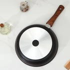 Сковорода KUKMARA Granit ultra blue, d=28 см, съёмная ручка, антипригарное покрытие, алюминий, чёрная - Фото 3