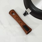 Сковорода KUKMARA Granit ultra blue, d=28 см, съёмная ручка, антипригарное покрытие, алюминий, чёрная - Фото 5