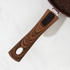 Сковорода Granit ultra, d=26 cм, съёмная ручка, антипригарное покрытие, цвет коричневый - Фото 4