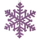 Украшение ёлочное "Резная снежинка" (набор 6 шт) d-12 см микс - Фото 5