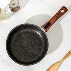 Сковорода Granit ultra, d=22 см, съёмная ручка, антипригарное покрытие, цвет чёрный, ручки МИКС - Фото 2