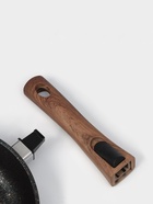 Сковорода KUKMARA Granit ultra blue, d=22 см, съёмная ручка, антипригарное покрытие, литой алюминий, синяя - Фото 4