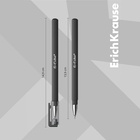 Ручка гелевая ErichKrause G-Cube, узел 0.5 мм, чернила чёрные, покрытие Soft Touch, квадратное сечение корпуса, длина линии письма 500 метров (комплект 12 шт) - фото 27220060