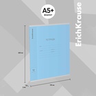 Тетрадь 18 листов в клетку ErichKrause «Классика», обложка мелованный картон, голубая - Фото 3