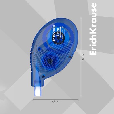 Корректирующая лента 5 мм × 8 м, ErichKrause Extra, корпус синий, европодвес